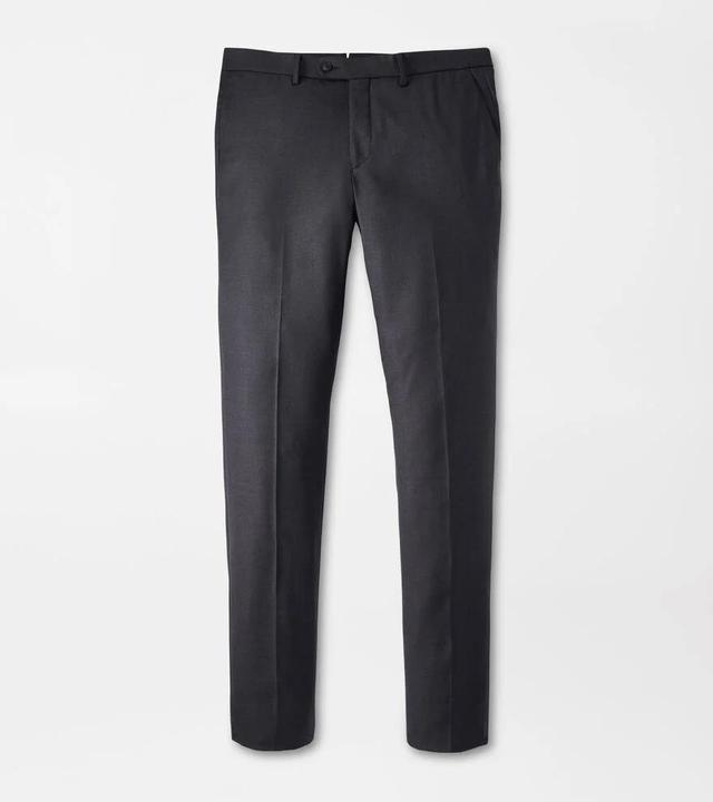 Peter Millar Mens Crosby Trouser | Color: Charcoal | Size: 42 Product Image