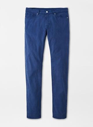 Peter Millar Mens Wayfare Five-Pocket Pant | Color: Riviera Blue | Size: 30 Product Image