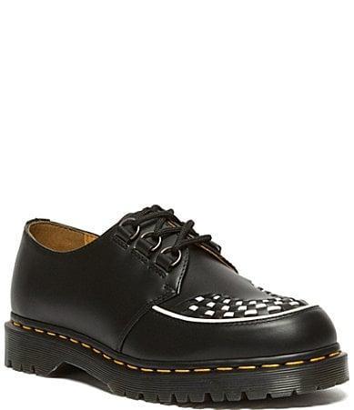 Dr. Martens Womens Ramsey Leather Woven Detail Oxfords Product Image