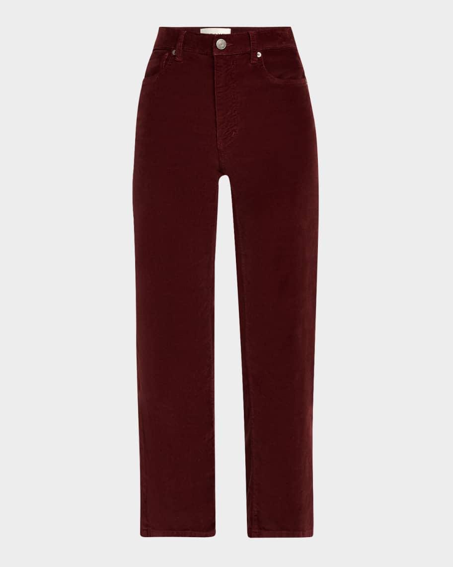 Le Sleek Cropped Stretch Corduroy Pants product image