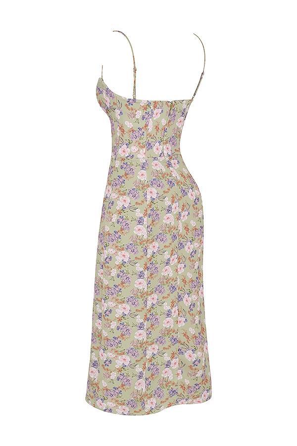 Charlotte Peony Print  Midi Sundress Product Image