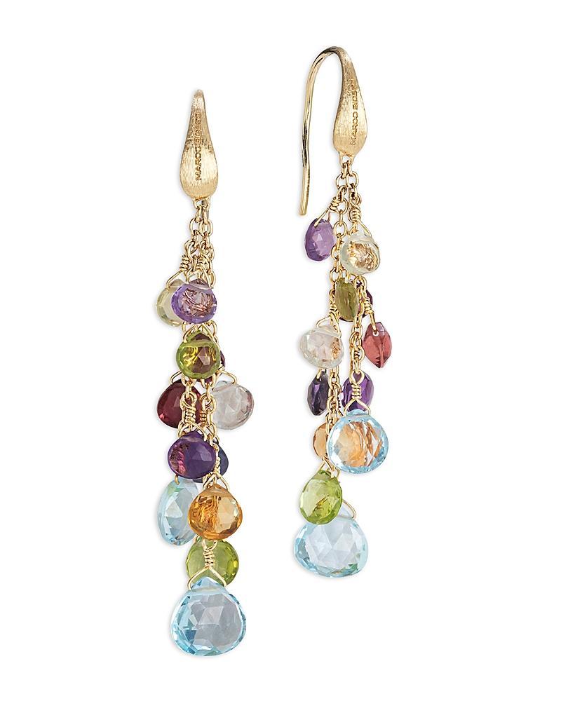 Womens Paradise 18K Yellow Gold & Mixed-Stone Short Drop Earrings Product Image