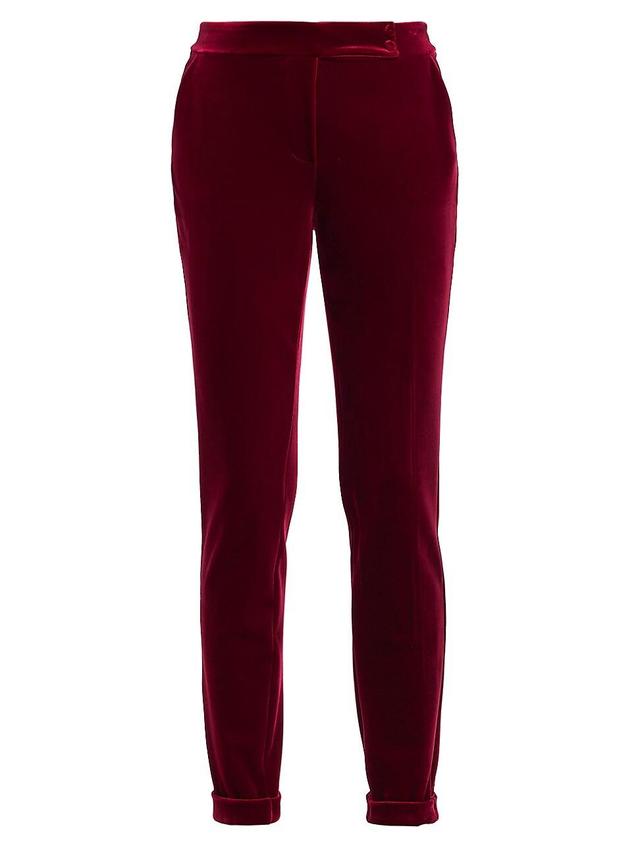 Womens Lisbeth Velvet Pants Product Image