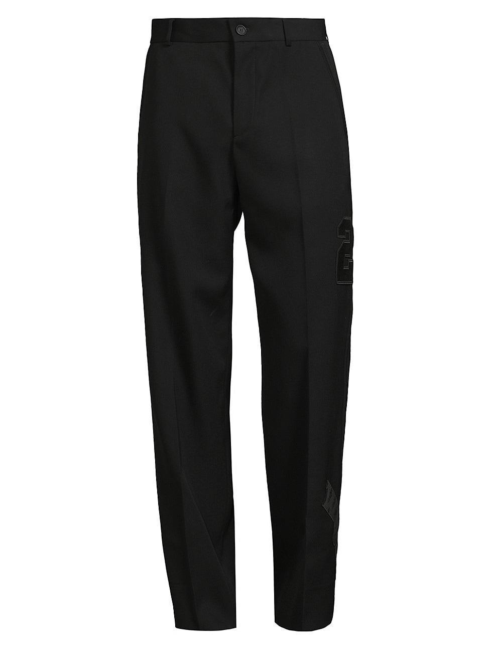 Mens Wool Crease-Front Pants Product Image