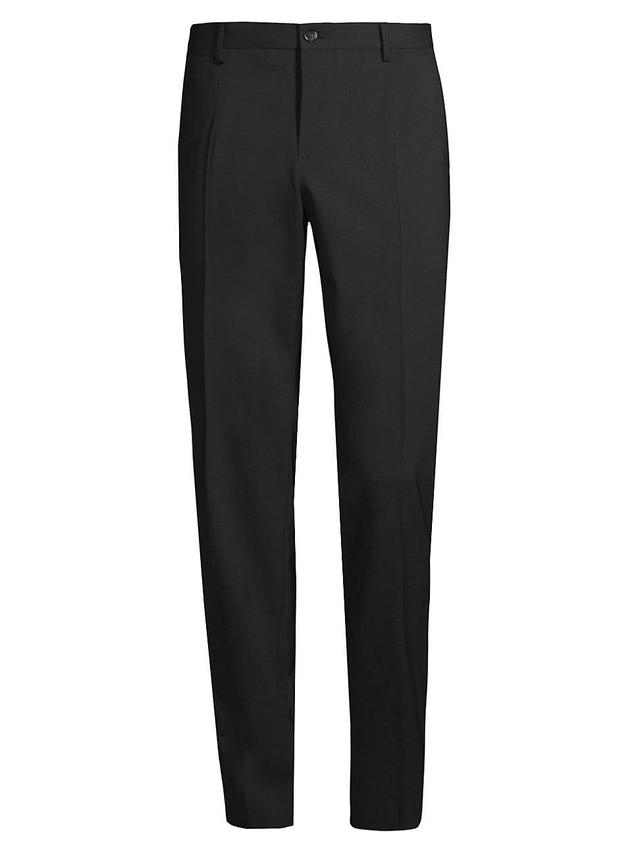 Mens Wool Stretch Single Pleated Pants Product Image