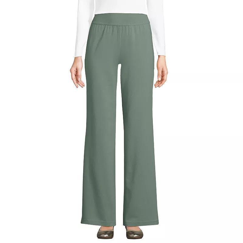 Lands End Womens Starfish Mid Rise Wide Leg Pull On Pants Product Image