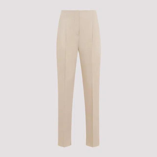 Empoli Cotton Twill Pants In Beige Product Image