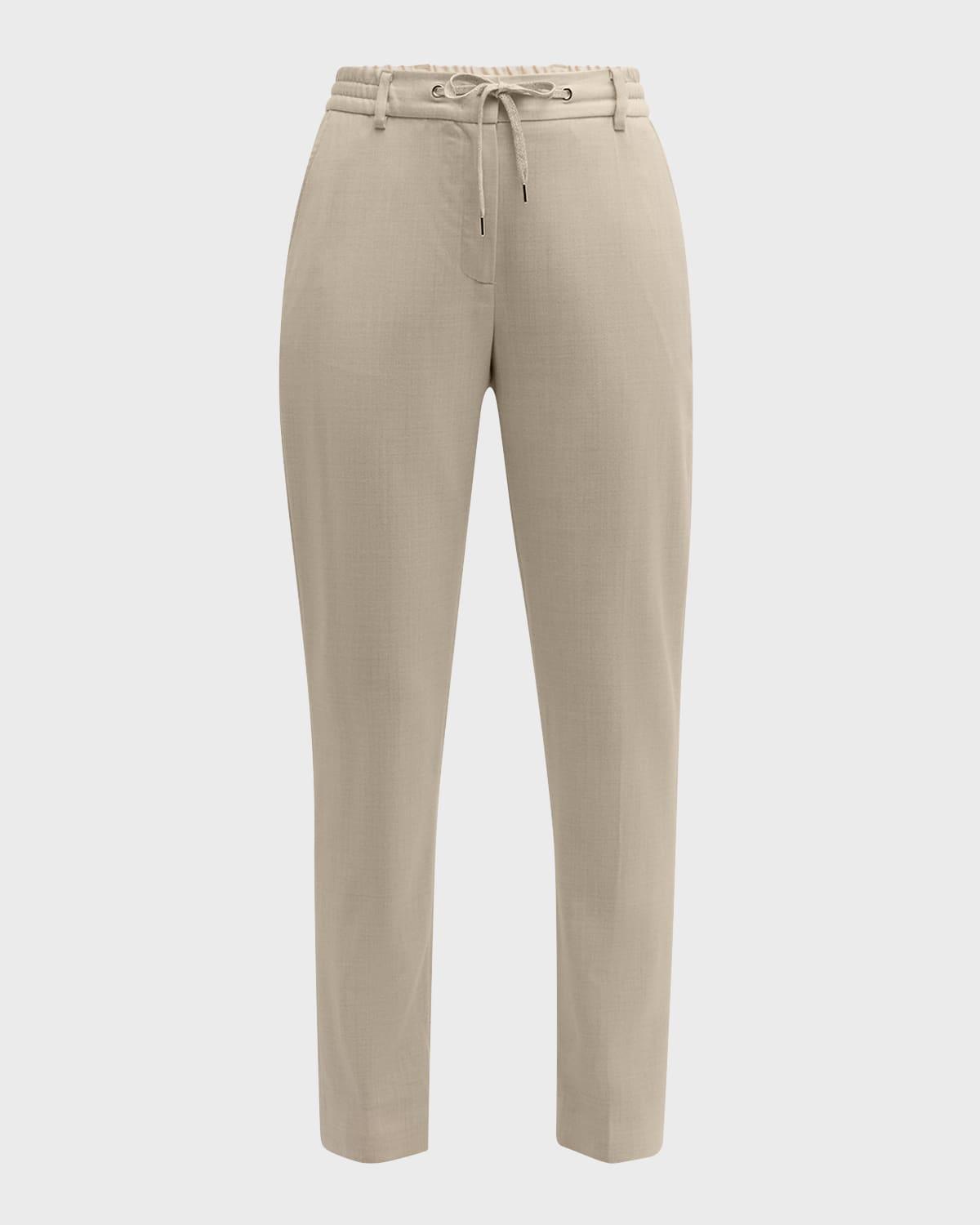 High-Rise Slim Pants Product Image