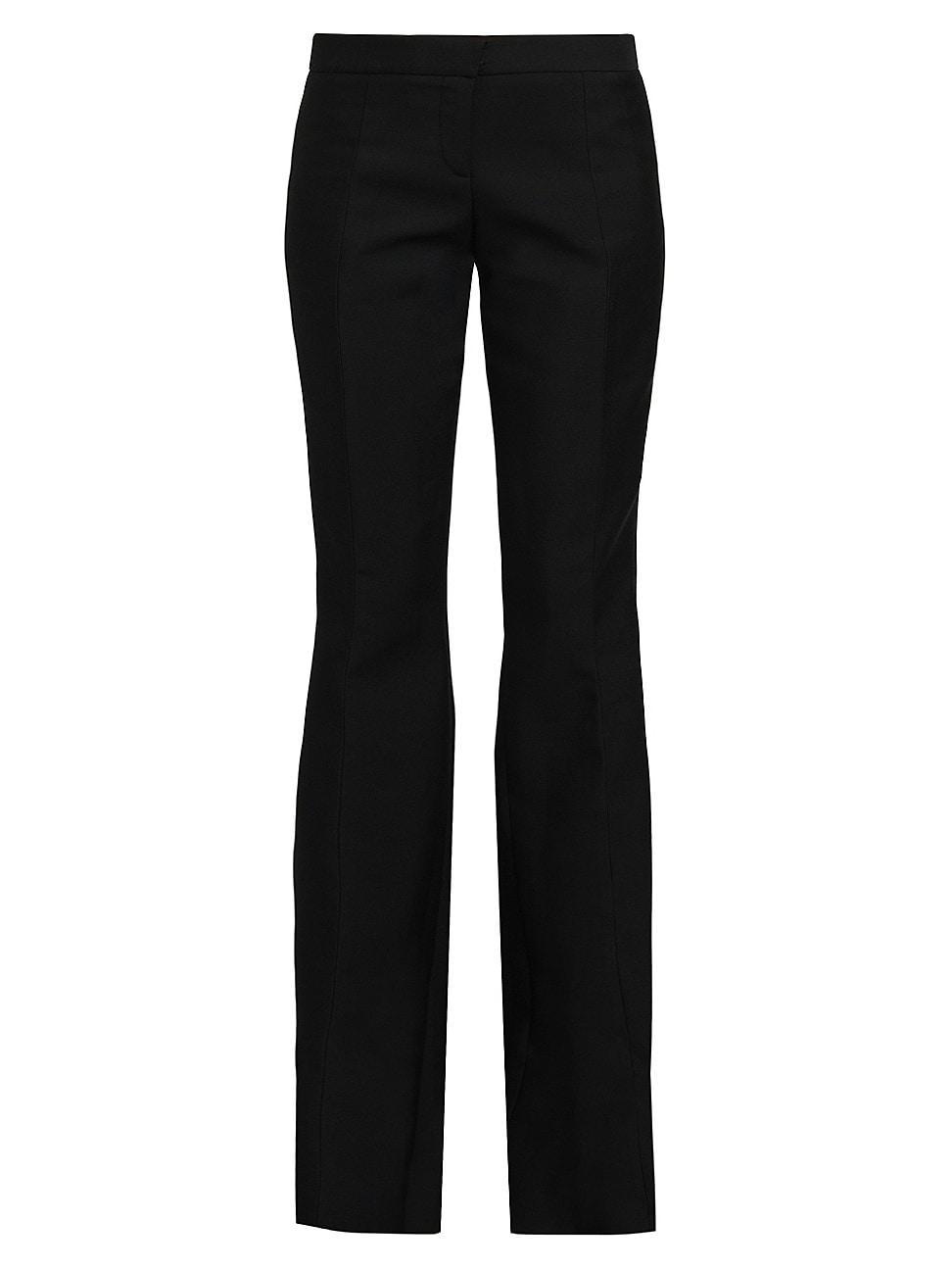 Womens Low-Rise Wool Trousers Product Image