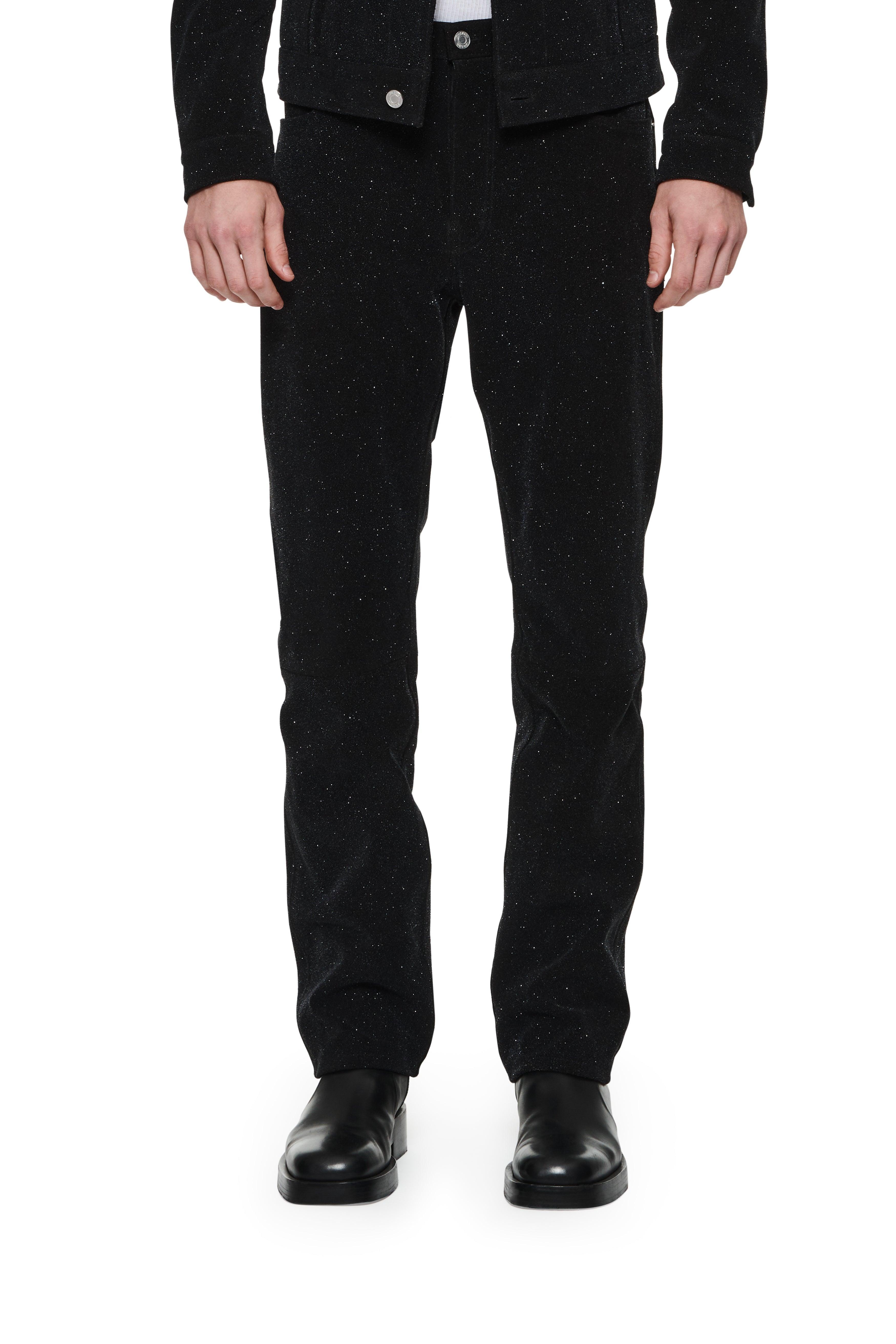 P011 Glitter Leather Pant Male Product Image