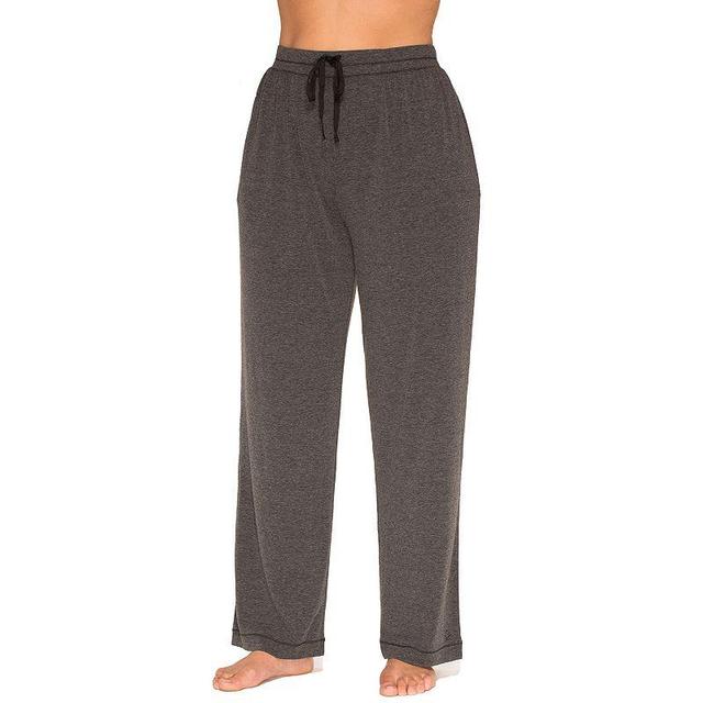 Plus Size Cuddl Duds Essentials Pajama Pants, Womens Grey Heather Product Image