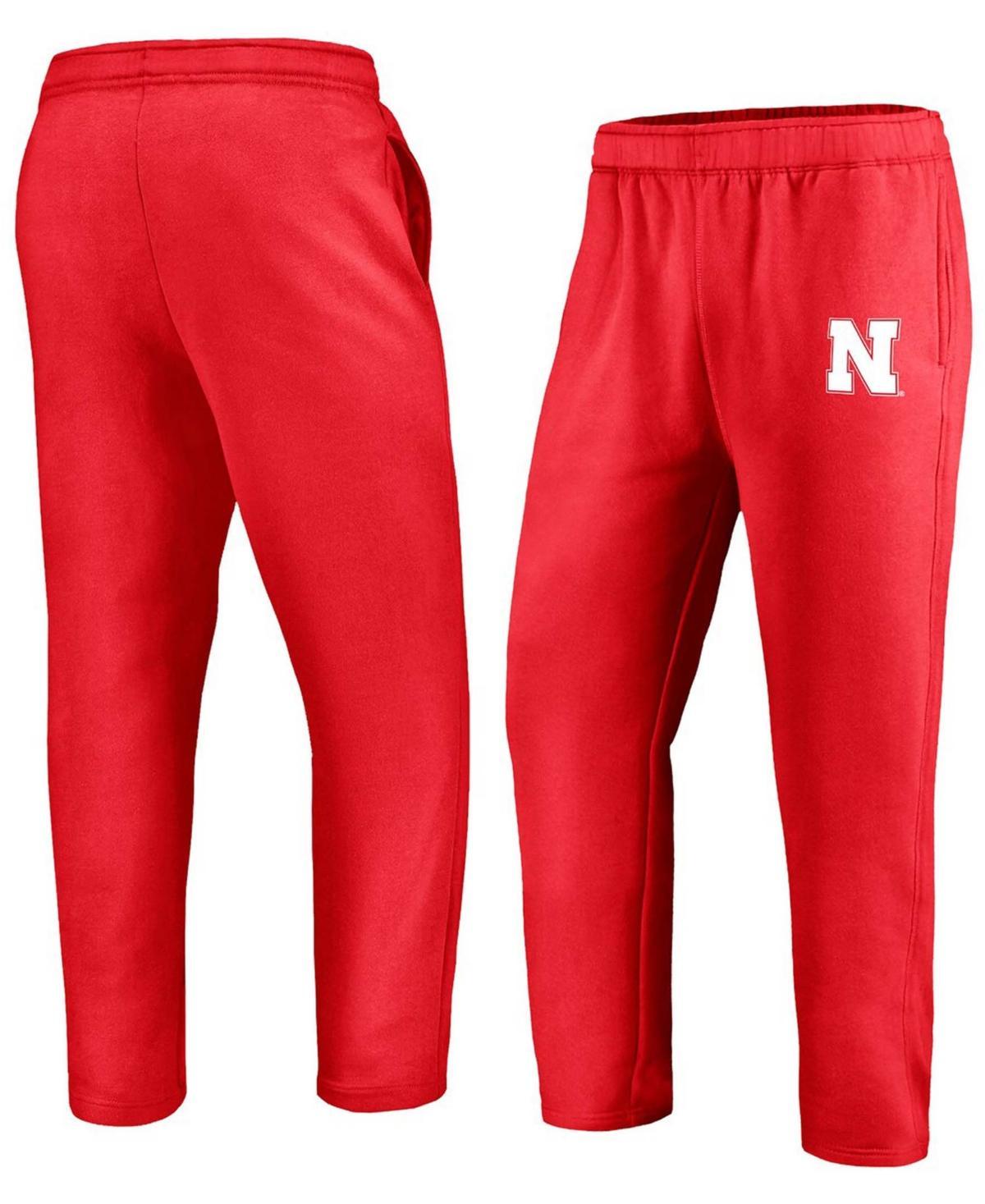 Mens Scarlet Nebraska Huskers School Logo Sweatpants Product Image