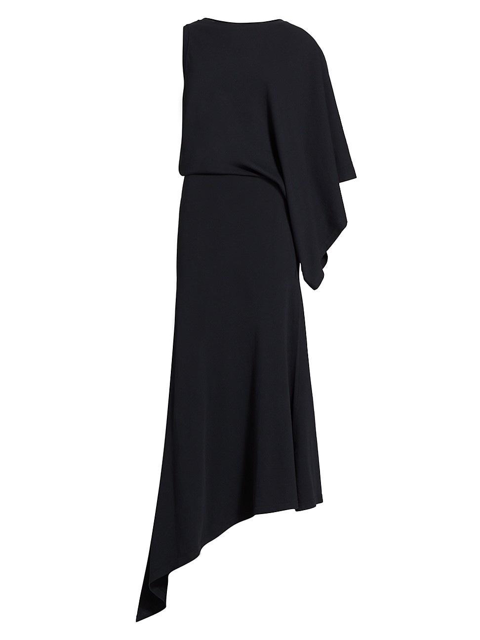 Womens Main Asymmetric Drape Maxi Dress Product Image