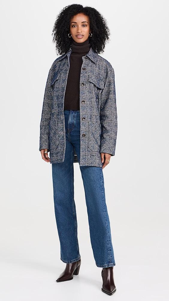 Rodebjer Avril Boucle Check Jacket | Shopbop Product Image