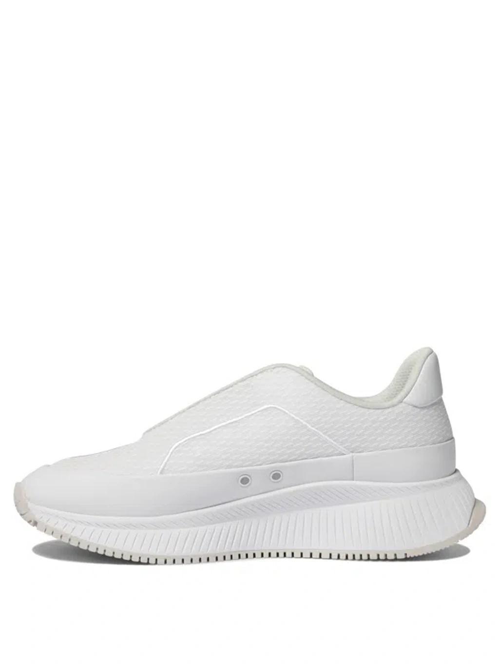 HUGO BOSS Titanium Evo Runner Sneakers & Slip-on In White Product Image