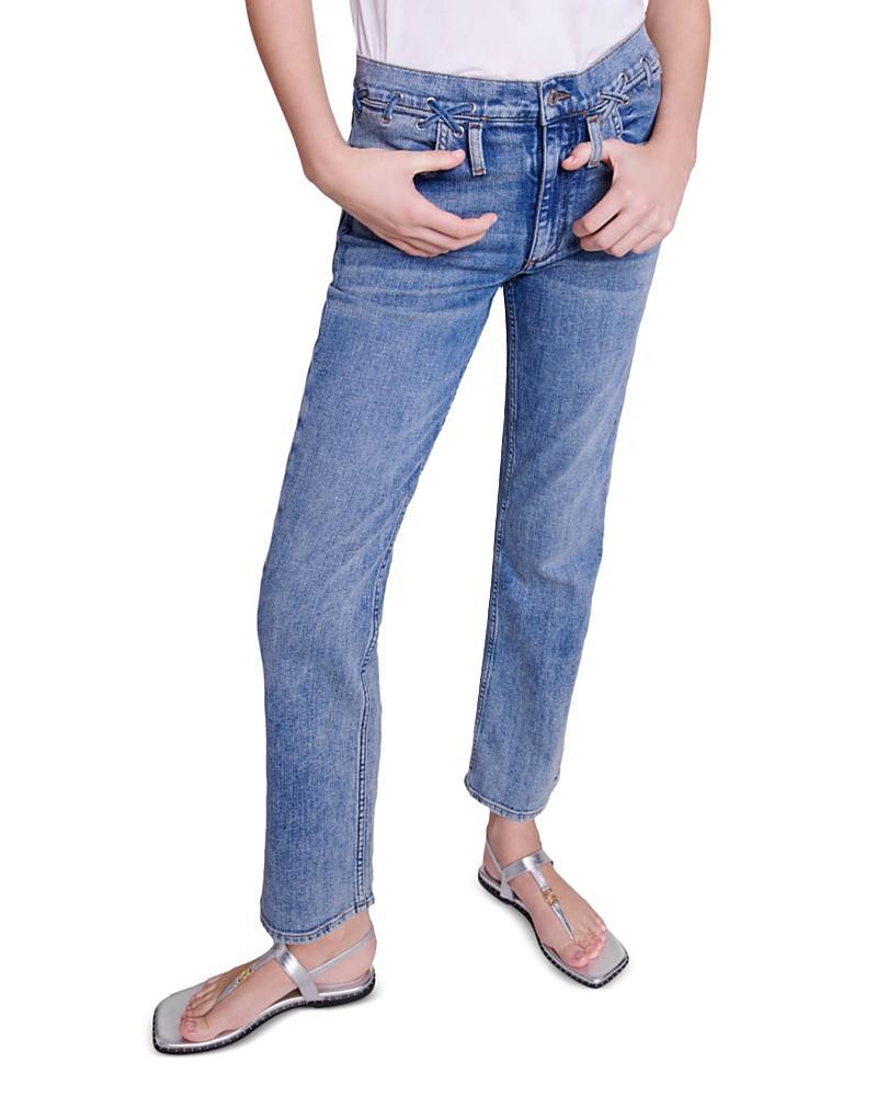 Womens Jeans with Braided Details Product Image