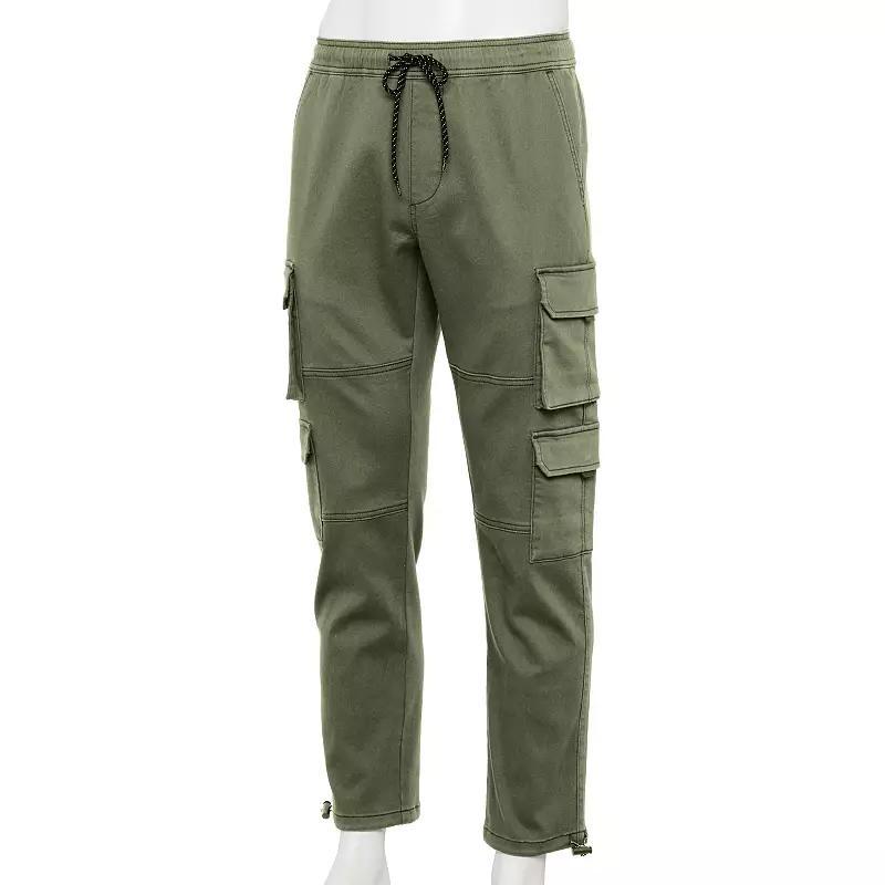 Mens Lazer Stacked Cargo Jogger Pants Product Image