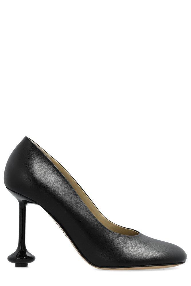 Toy Leather Drop Stiletto Pumps In Black Product Image