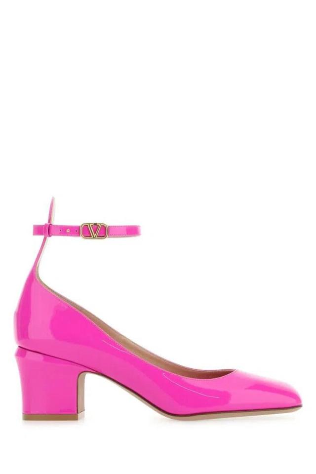 VALENTINO GARAVANI Tan-go 60 Patent-leather Pumps In Pink Product Image