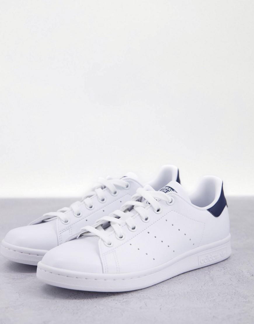 adidas Originals Stan Smith in White & Green - White. Size 9.5 (also in 12, 6, 8.5, Mens 9 / Womens 10, Mens 9.5 / Womens 10.5). Product Image