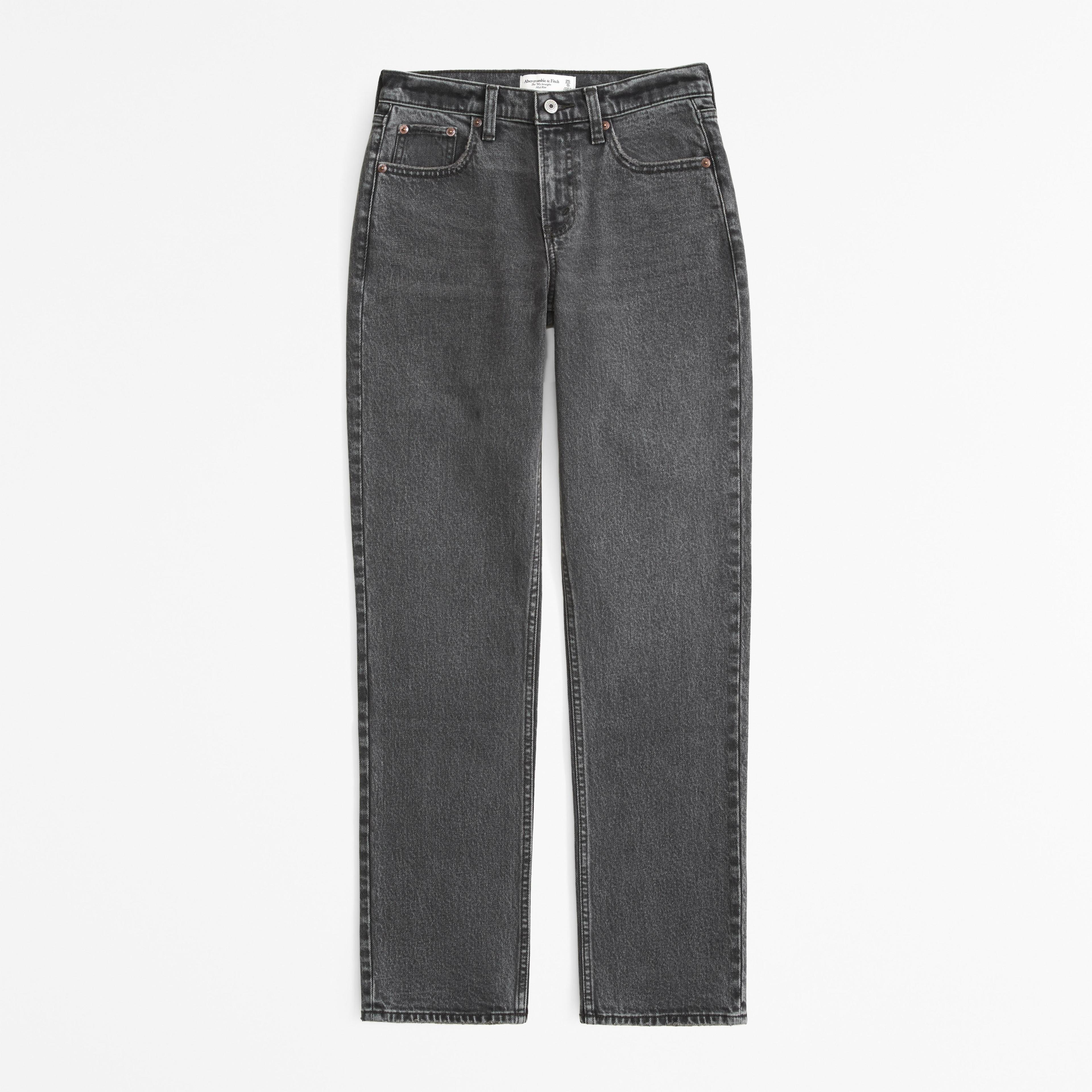 Curve Love Mid Rise 90s Straight Jean Product Image