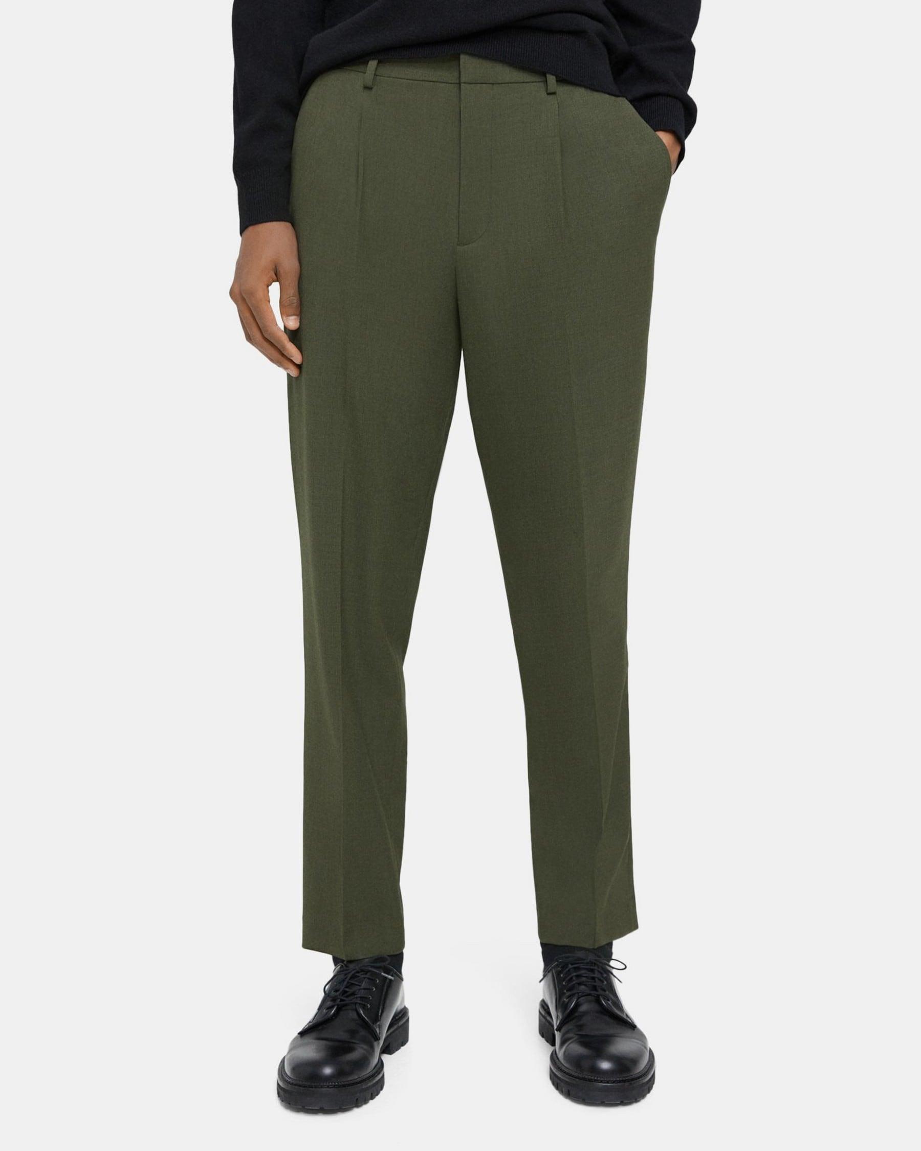 Tapered Drawstring Pant in Stretch Cotton Flannel Product Image