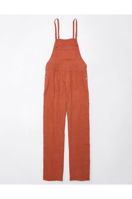 AE Dreamy Drape Stretch Linen-Blend Overall Women's Product Image