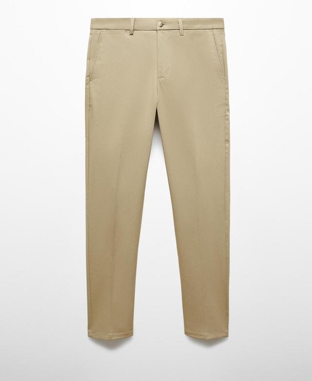 Mango Mens Slim Fit Chino Trousers Product Image