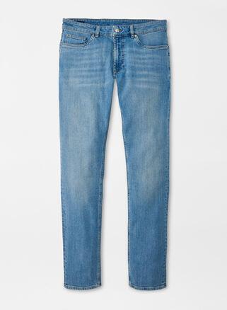 Mens Stretch Denim 5-Pocket Jeans Product Image