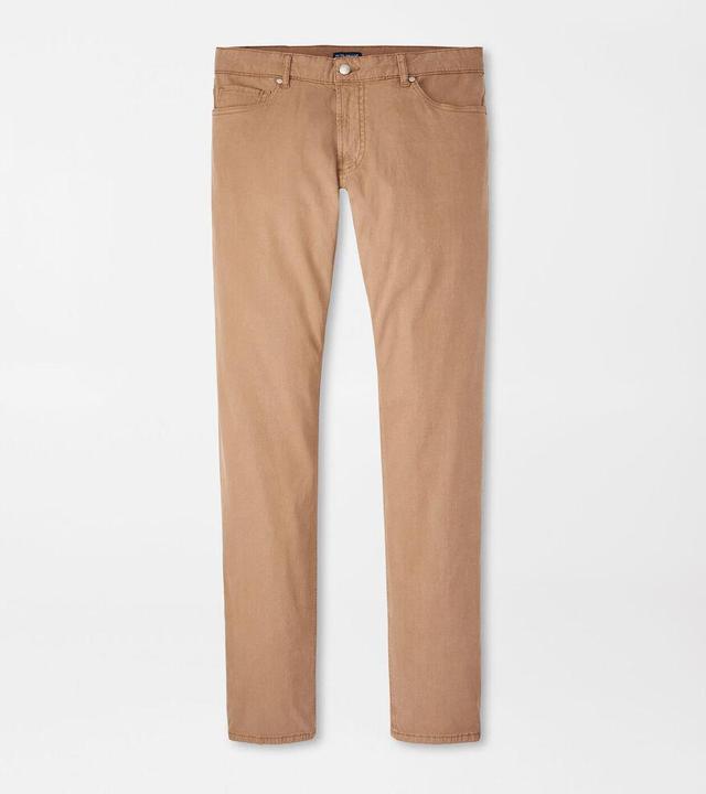 Peter Millar Mens Wayfare Five-Pocket Pant | Color: Tawny | Size: 40 Product Image