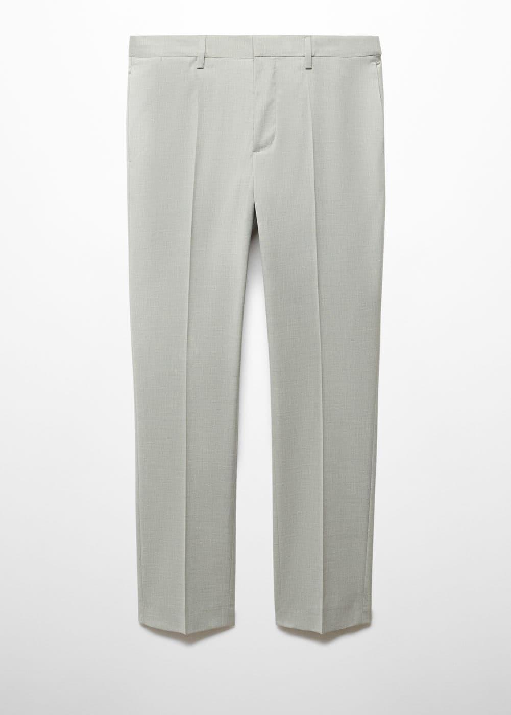 MANGO MAN - Stretch fabric super slim-fit suit pants greenMen Product Image