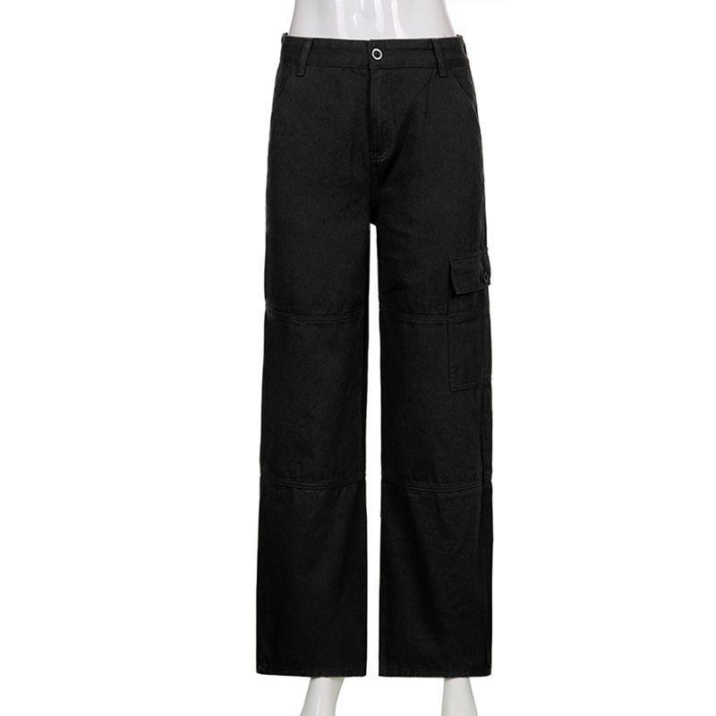 Low-Waist Cargo Pants Product Image