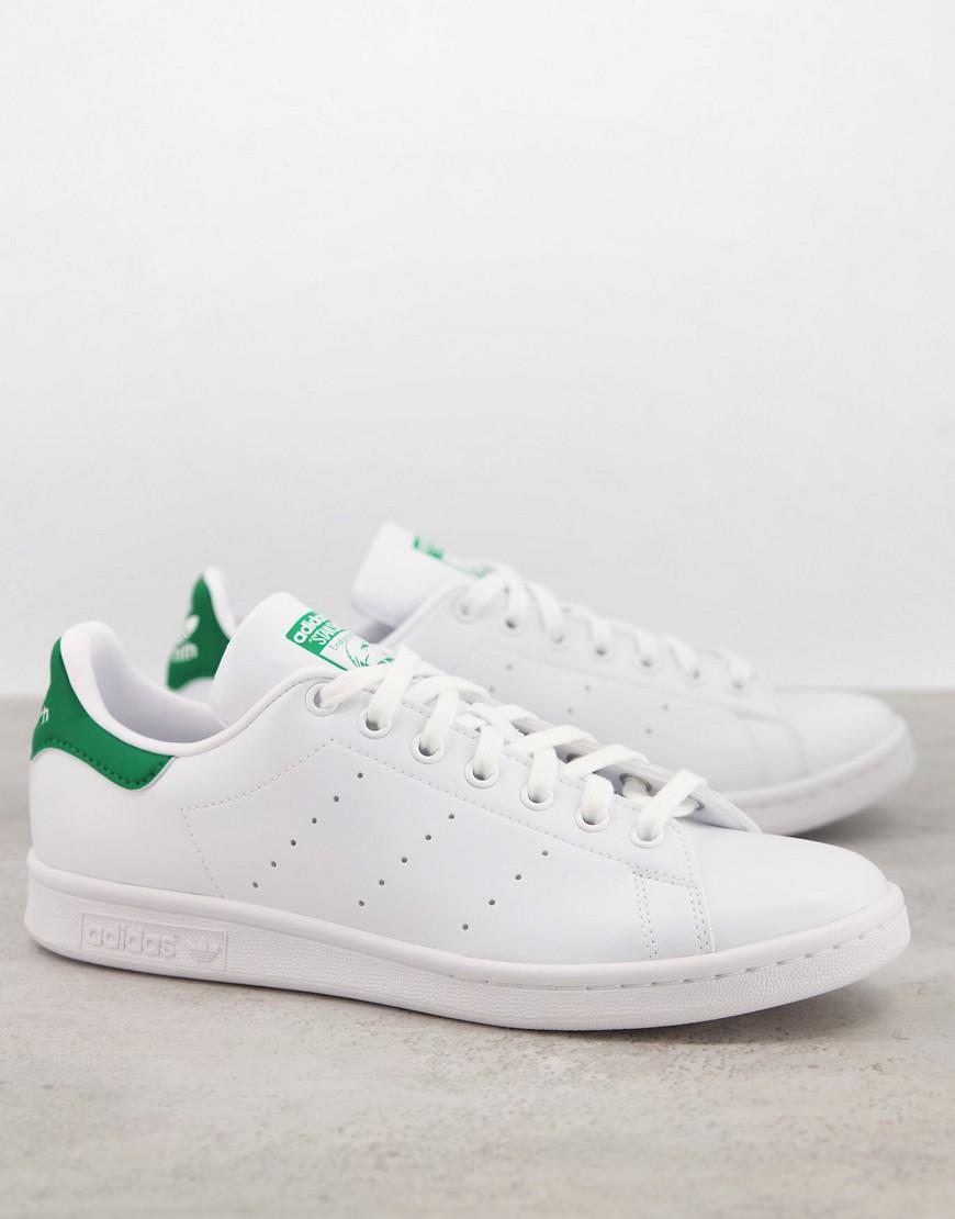 adidas Originals Womens adidas Originals Stan Smith - Womens Tennis Shoes Green/Cloud White/Cloud White Product Image