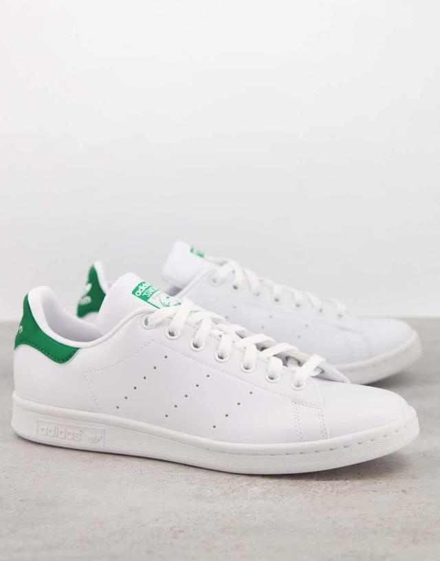 adidas Originals Stan Smith in White & Green - White. Size 9.5 (also in 12, 6, 8.5, Mens 9 / Womens 10, Mens 9.5 / Womens 10.5). Product Image