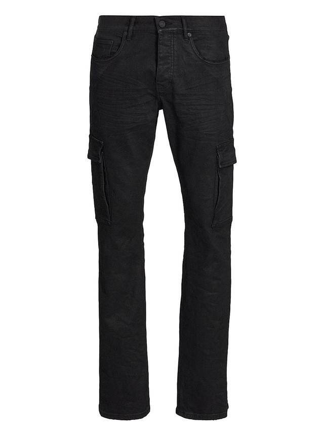 PURPLE BRAND Coated Flare Jeans Product Image