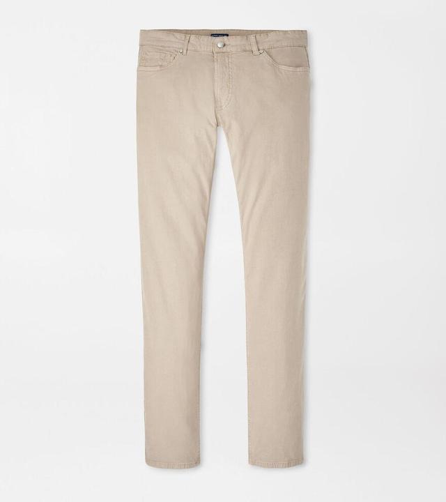 Peter Millar Mens Wayfare Five-Pocket Pant | Color: Classic Khaki | Size: 40 Product Image