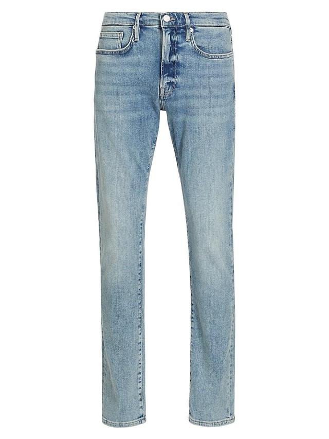 Mens LHomme Super Stretch Slim-Fit Denim Jeans Product Image