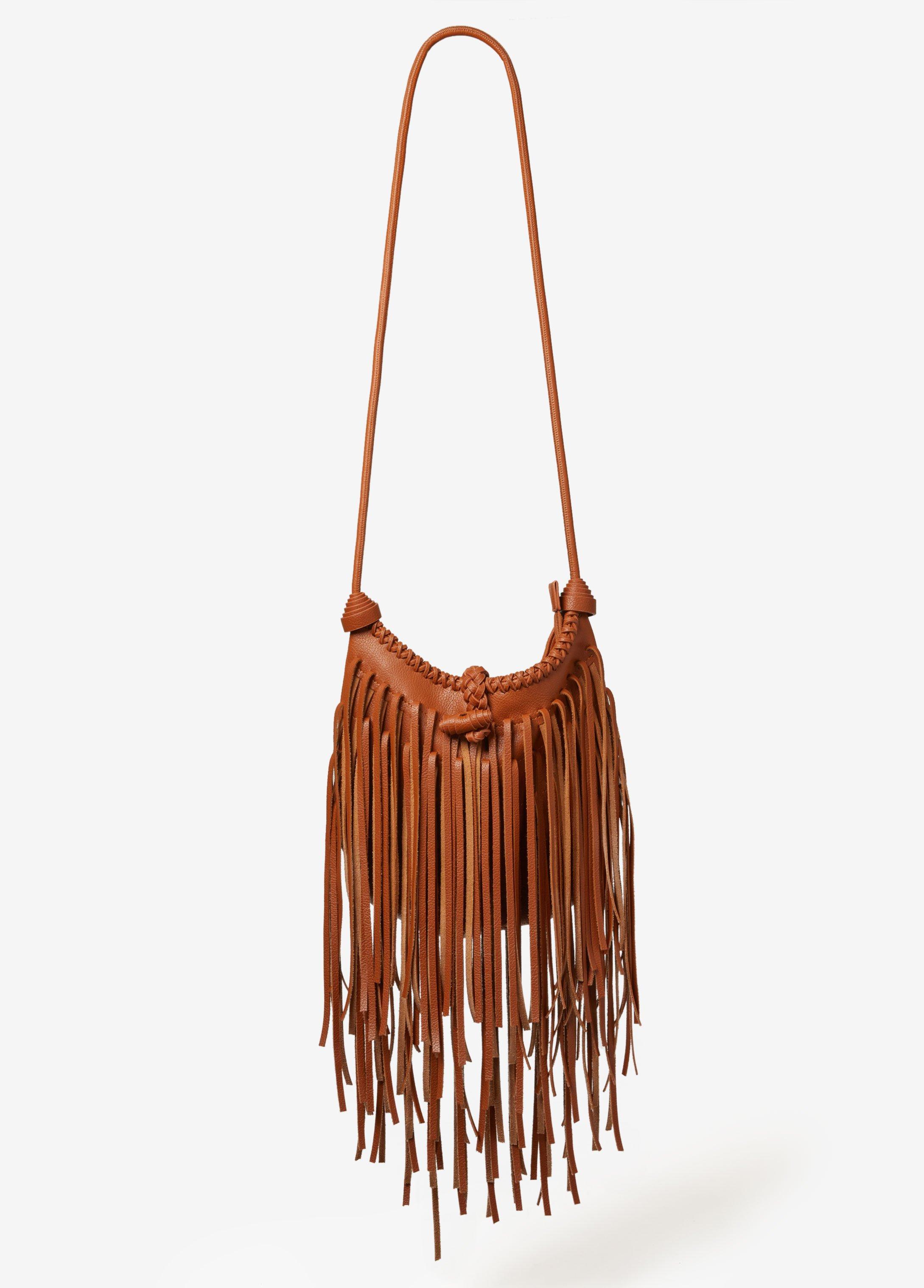 Fringed Faux Leather Bag product image