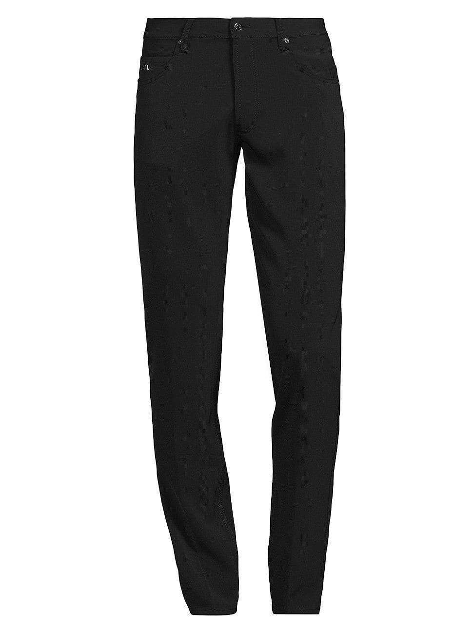 Mens Textured 5-Pocket Pants Product Image