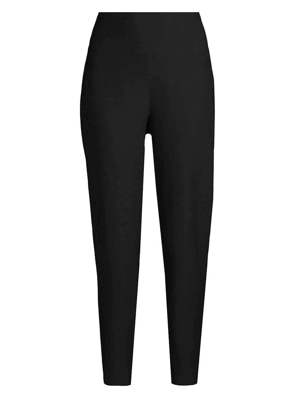 Womens Stretch Crepe High-Waisted Pants Product Image