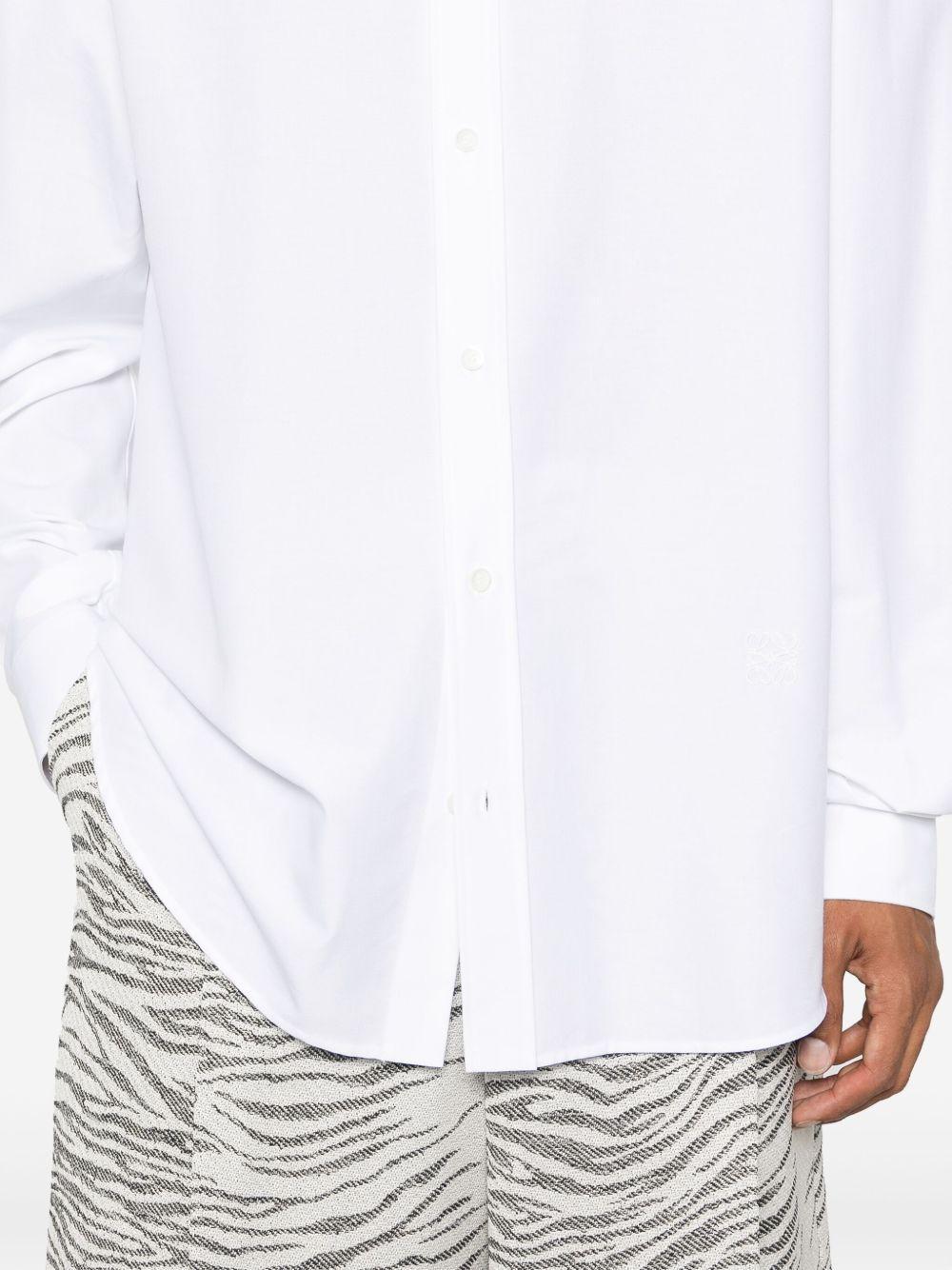 LOEWE Cotton Shirt In White Product Image