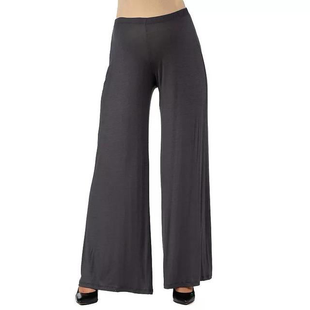 Maternity 24Seven Comfort Apparel Palazzo Pants, Womens Product Image