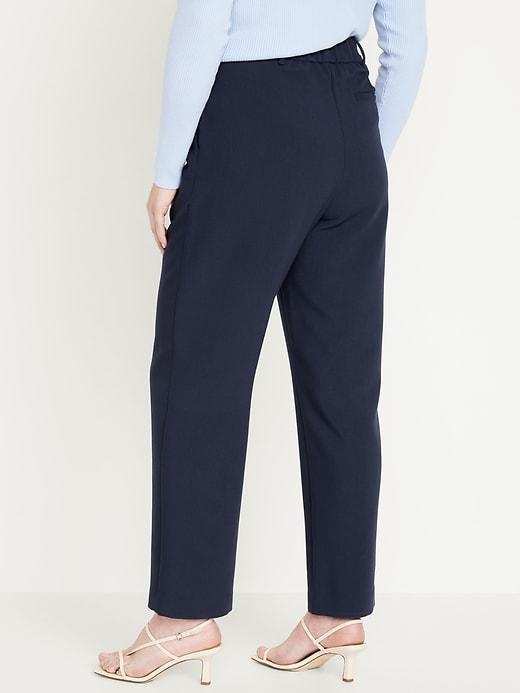 Extra High-Waisted Taylor Trouser Straight Pants Product Image