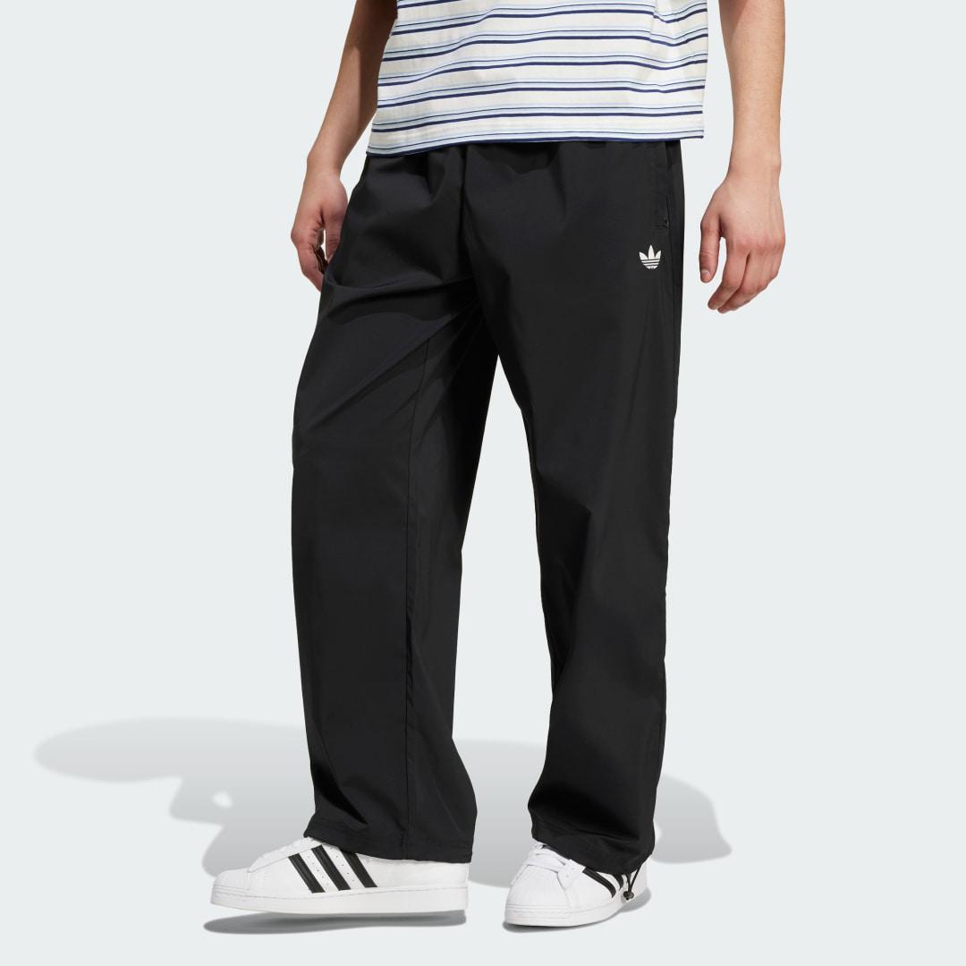 adidas Premium Essentials Open Hem Joggers Black XL Mens Product Image