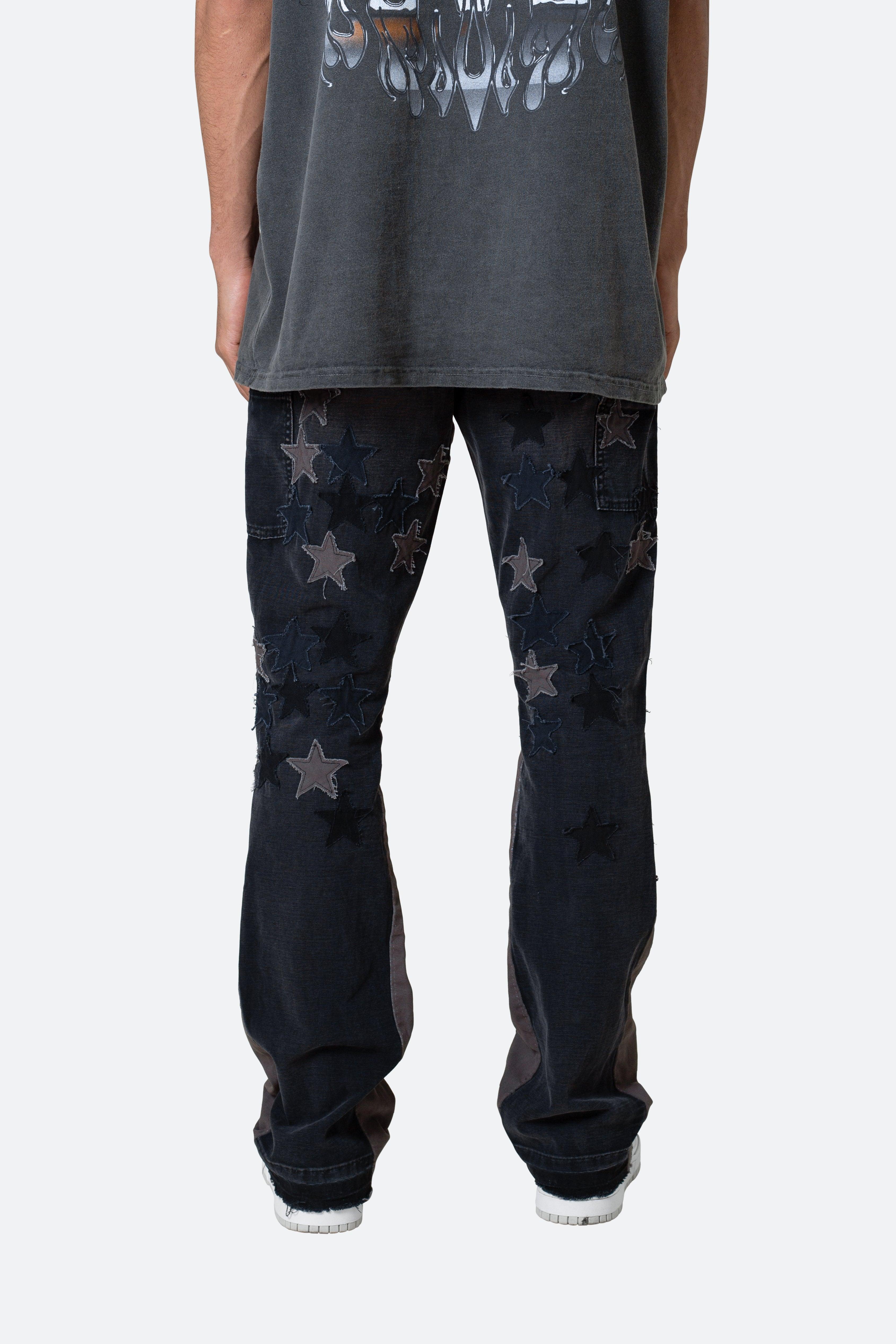 B451 Star Flare Denim - Black Product Image