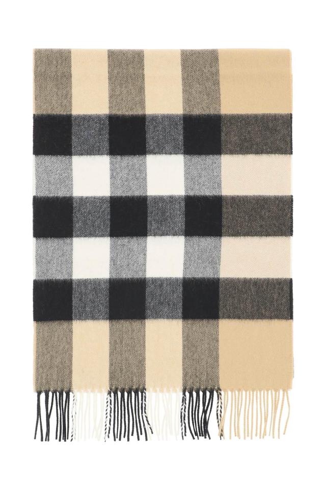 BURBERRY Cashmere Tartan Scarf In Multi Product Image