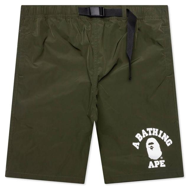 College Beach Shorts - Olive Drab Male Product Image