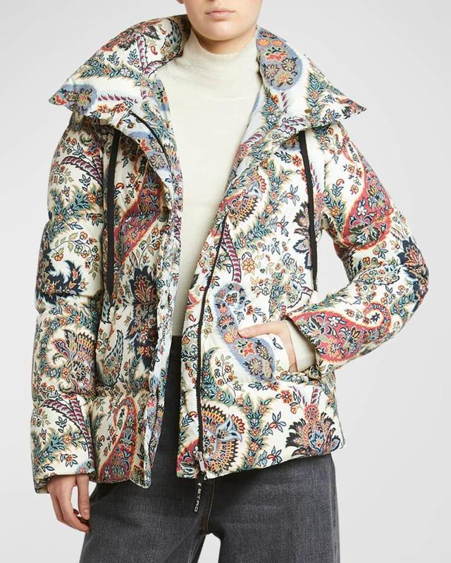 Enchanted Floral Puffer Jacket Product Image