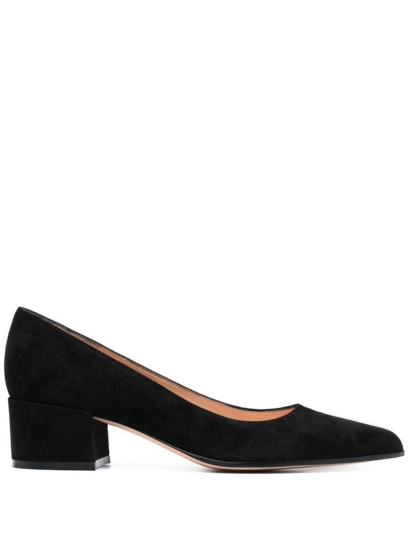 GIANVITO ROSSI Piper Pump 45 Suede Pumps In Black Product Image