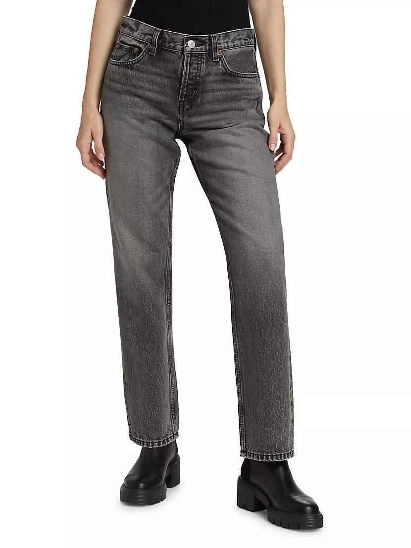 Easy Straight High-Rise Crop Jeans Product Image